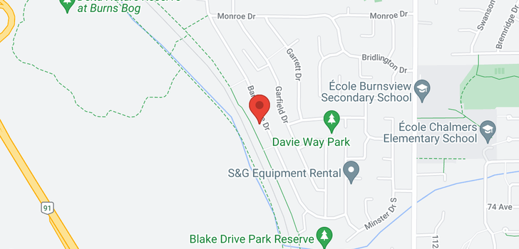 map of 7581 BARRYMORE DRIVE